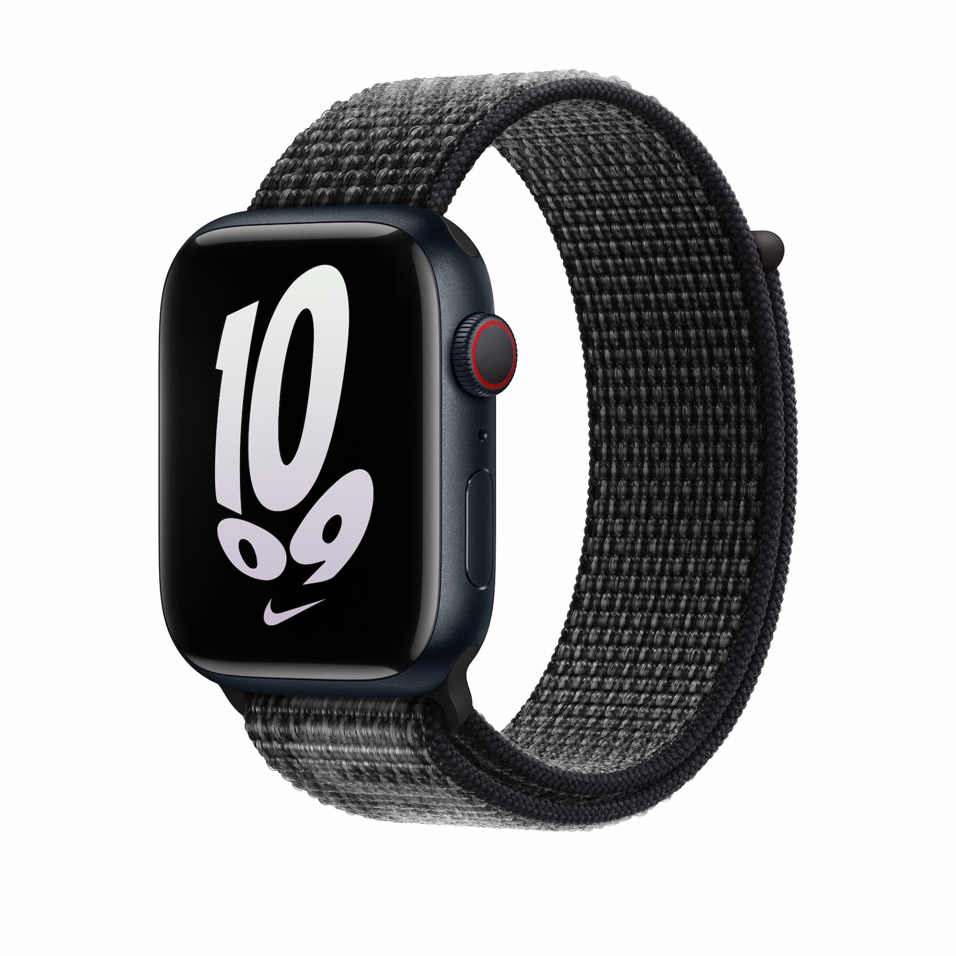 Apple MPJ13ZM/A 45 mm Nike Sport Loop - Black/Summit White