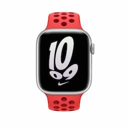 Apple MPHA3ZM/A 45 mm Red Nike Sport Band - Bright Crimson/Gym
