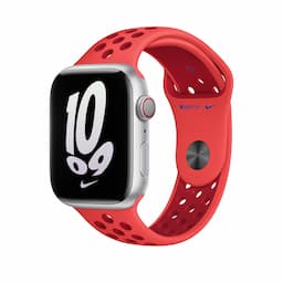 Apple MPHA3ZM/A 45 mm Red Nike Sport Band - Bright Crimson/Gym