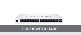 Fortinet FortiSwitch 148F switch, 48 ports managed rack mountable
