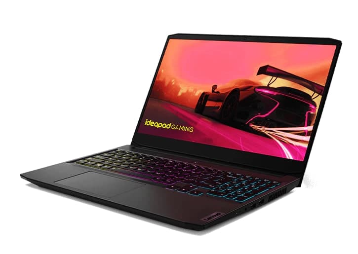 Lenovo IdeaPad Gaming 3 82K201UNIN Shadow Black Gaming Laptop, AMD Ryzen 7 5800H, 15.6" (39.62cm) FHD IPS, 16GB RAM, 512GB SSD, 6GB NVIDIA RTX 3060, 2.25Kg, Windows 11