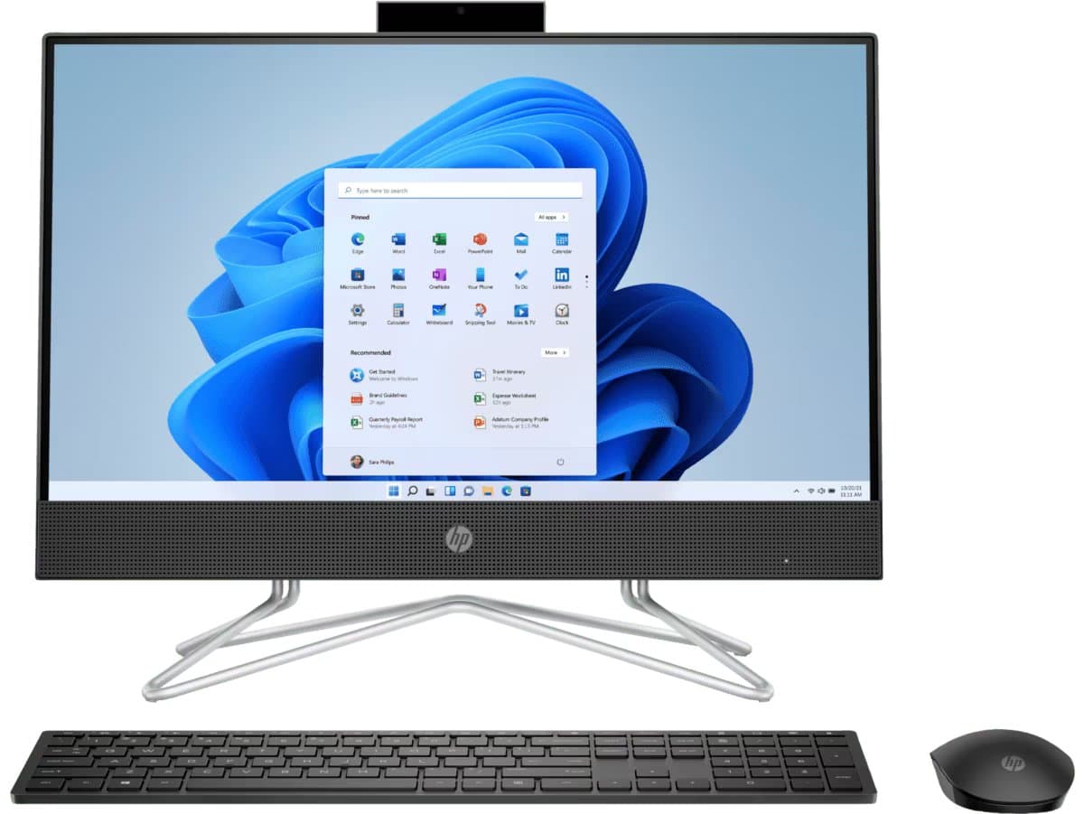 HP 68U88PA#ACJ All In One Desktop, Intel i3-1215U, 8GB RAM, 1TB, 256 SSD,Windows