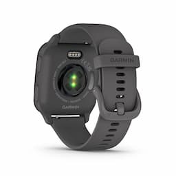 Garmin 010-02701-80 Venu Sq 2 Music Edition Slate Aluminum Bezel with Shadow Gray Case and Silicone Band Unisex Smart Watch