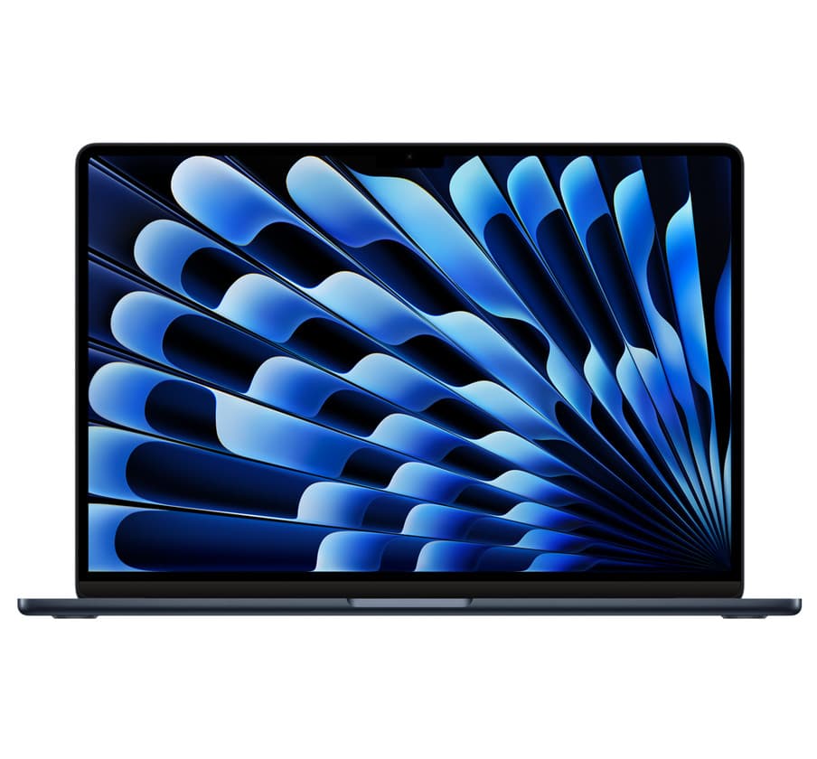 Apple MQKX3HN/A MacBook Air, 15.3 inch, 8 GB Unified Memory, 512 GB SSD, 8 Core CPU, 10 Core GPU, Apple M2 chip - Midnight