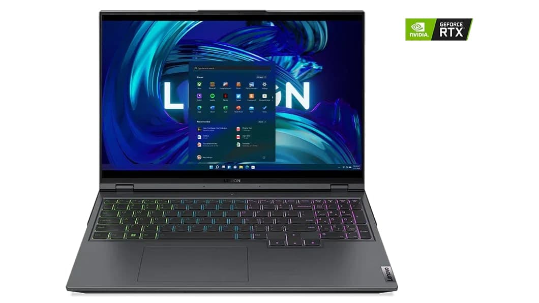 Lenovo Legion 5 Pro 82RF00E1IN, Storm Grey Gaming Laptop, Intel Core i7-12700H, 16" (40.64cm) QHD IPS 165Hz, 32GB RAM, 1TB SSD, NVIDIA RTX 3070Ti 8GB, Alexa, 2.45Kg, Windows 11 Home