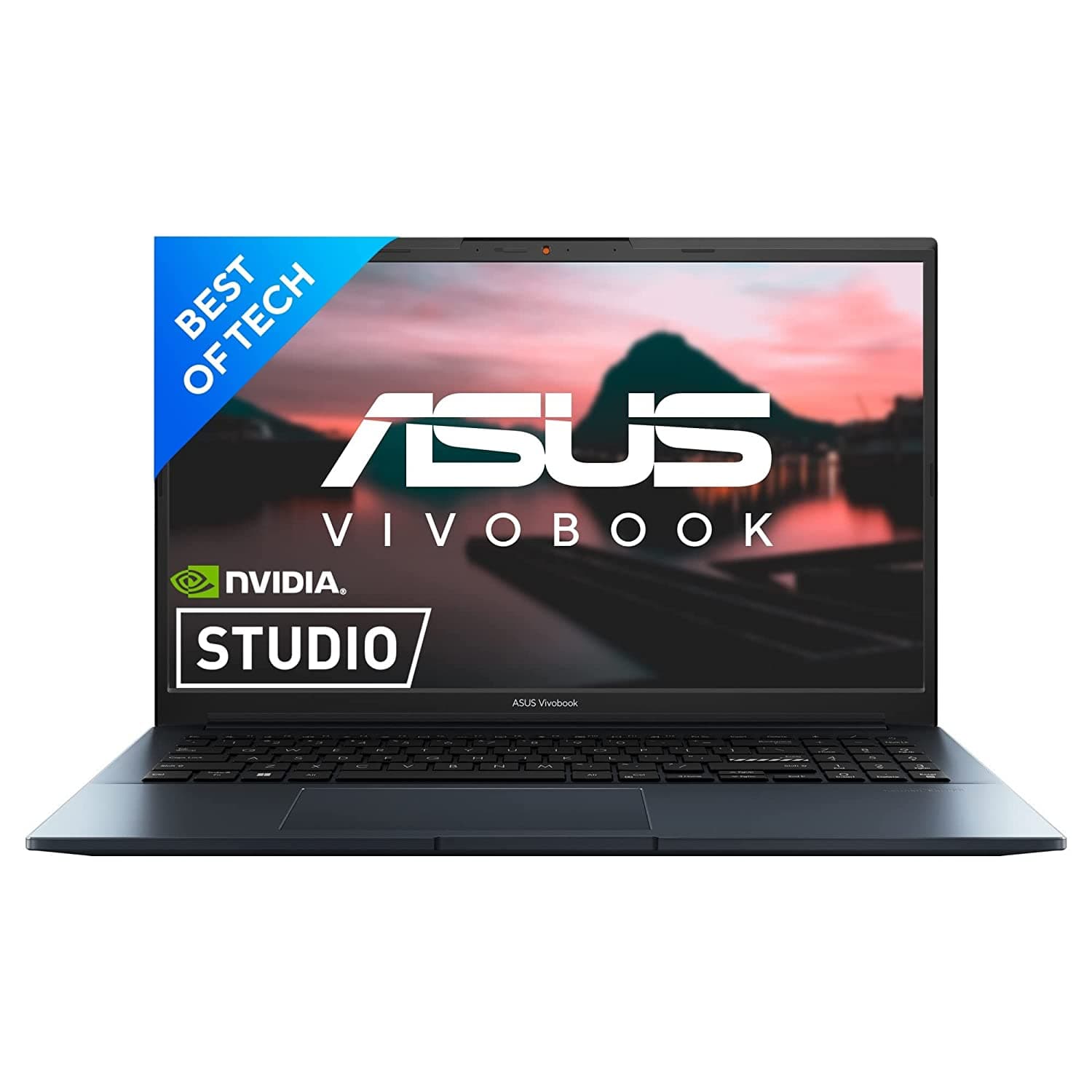 ASUS Vivobook Pro 15, M6500QC-HN541WS Blue Thin & Light Laptop, AMD Ryzen 5 5600H, 15.6" (39.62 cm) FHD, 16GB RAM, 512GB SSD, 4GB NVIDIA GeForce RTX 3050, 1.80 kg, Windows 11 Home