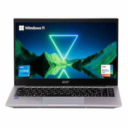 Acer One 14 Z8-415 UN.599SI.018, Pure Silver Laptop, Intel Core i5, 8GB RAM, 512 GB SSD, 35.56 cm (14") FHD Display, Intel Iris Xe Graphics, 1.49 Kg, Windows 11 Home