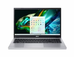 Acer Aspire 3 A315-24P NX.KDESI.004 Pure Silver Laptop, AMD Ryzen 5 7520U, 8GB RAM, 512GB SSD, 15.6 inch FHD Display, AMD Radeon Graphics, 1.78 kg, Windows 11 Home