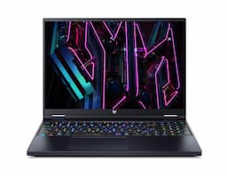 Acer Predator Helios 16 PH16-71 (NH.QJSSI.001) Black Gaming Laptop, Intel Core i9 13900HX 13th Gen, 32 GB RAM, 1 TB SSD, 40.6 cm (16"Inch) Display, NVIDIA GeForce RTX 4080 12GB GDDR6, 2.6 kg, Windows 11 Home