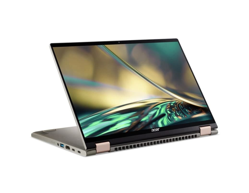 Acer Spin 5 SP514-51N-78QD, NX.K08SI.001 Concrete Gray 2 in 1 Notebook, Intel Core i7-1260P, 16GB RAM, 1TB SSD, Iris Xe Graphics, 14" Inch Display, 1.30 kg, Windows 11 Hone