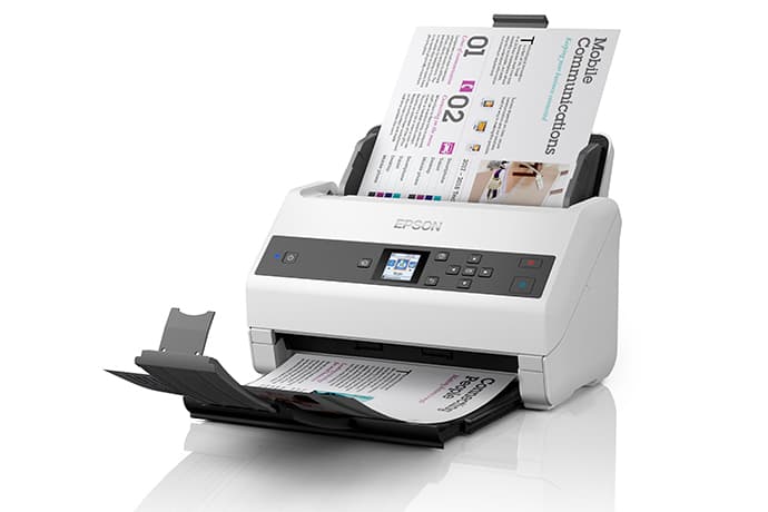 Epson WorkForce DS-970 A4 Duplex Sheet-fed Document Scanner, B11B251503
