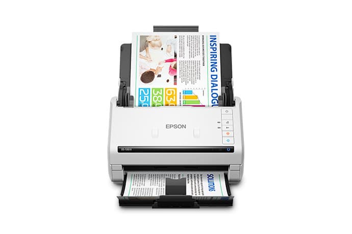 Epson WorkForce DS-530II Color Duplex Sheet-fed Document Scanner, B11B261502