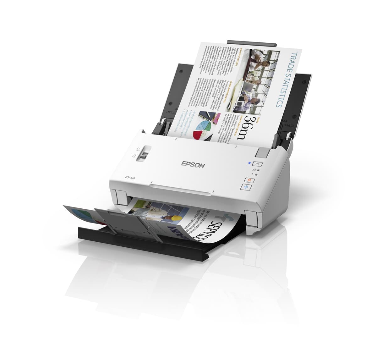 Epson WorkForce DS-410 A4 Duplex Sheet-fed Document Scanner, B11B249502