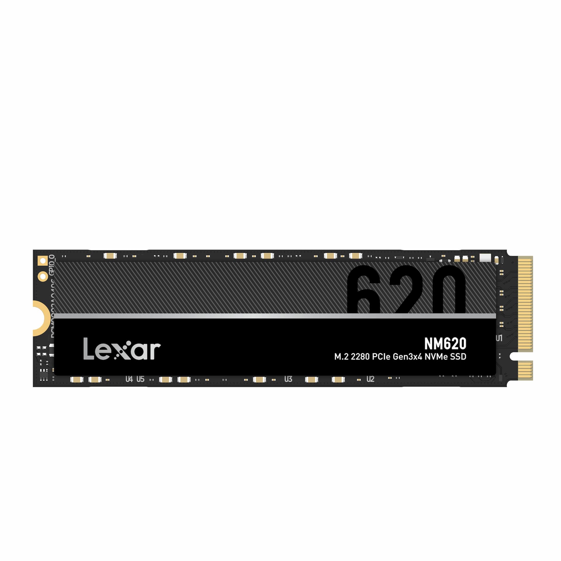 Lexar LNM620X002T-RNNNG High-Speed NM 620 Gen 3, 2 TB, M.2NVME, R3500/W3000 Solid State Drive
