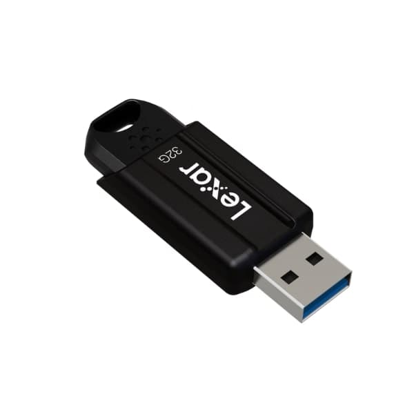 Lexar LJDS080032G-BNBNG JumpDrive S80 32 GB USB 3.1, 130 Mbps Read Speed Pen Drive - Black