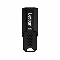 Lexar LJDS080128G-BNBNG JumpDrive S80 128 GB USB 3.1, 150 Mbps Read Speed Pen Drive - Black