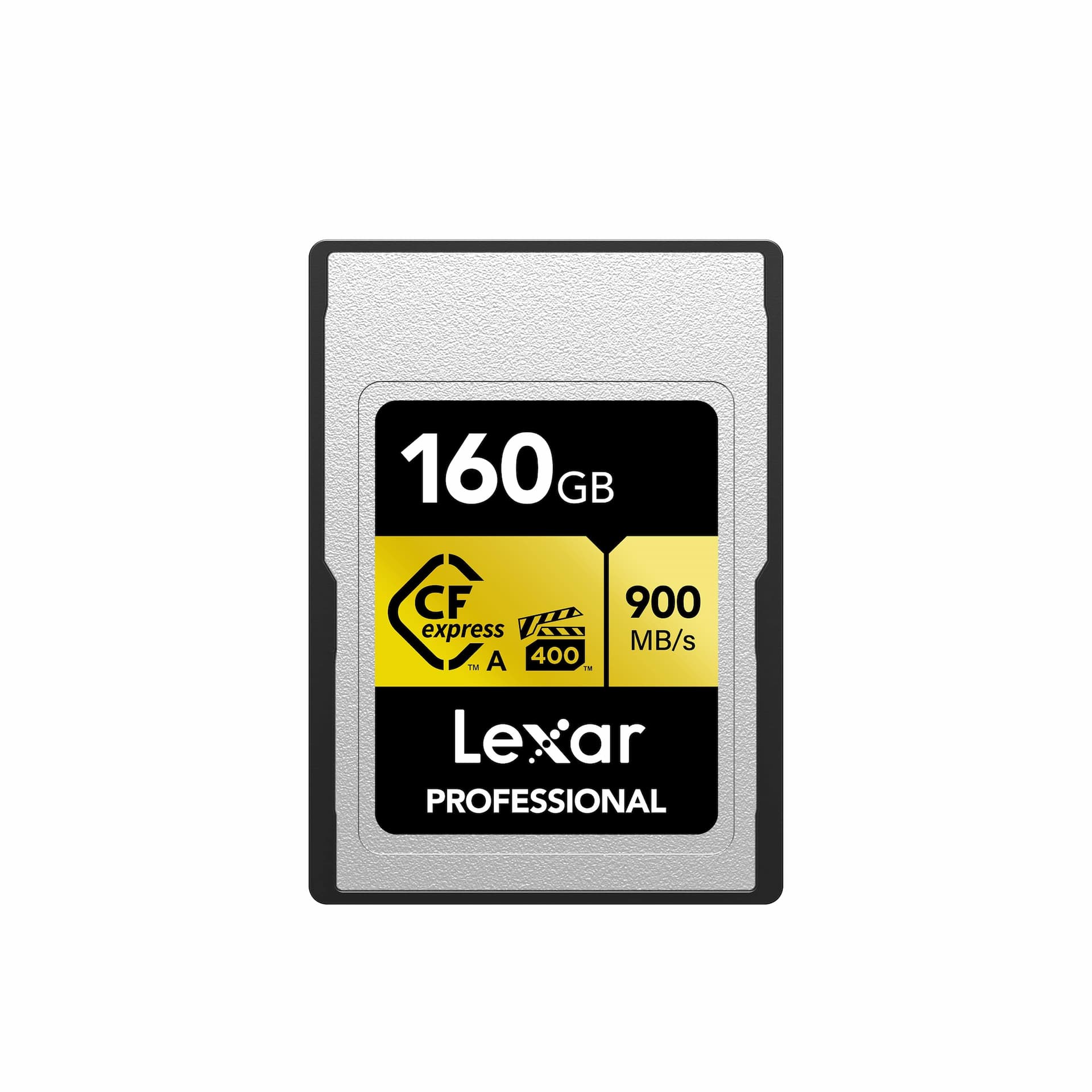 Lexar Professional 160GB CFexpress Type A Gold Series Memory Card, Up to 900MB/s Read, Cinema-Quality 8K Video, Rated VPG 400
