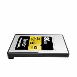 Lexar Professional 80GB CFexpress Type A Gold Series Memory Card, Up to 900MB/s Read, Cinema-Quality 8K Video, Rated VPG 400