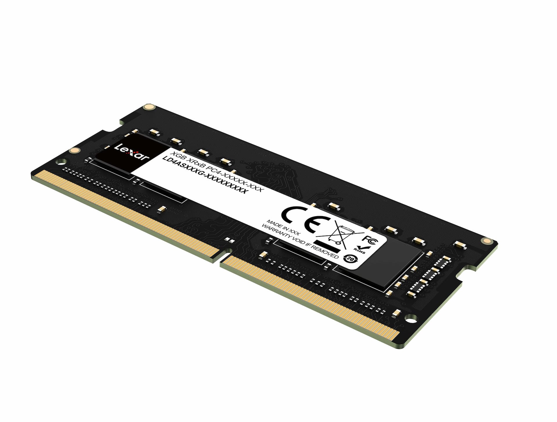 Lexar 16GB DRAM, DDR4 3200 MHz SODIMM Laptop Memory