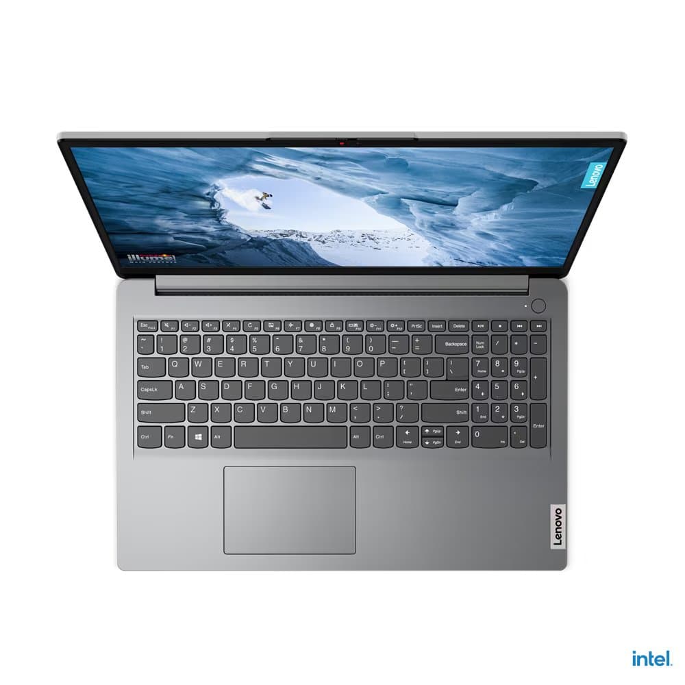 Lenovo IdeaPad 1 15IGL7 - 82V7009BIN Cloud Grey Notebook, Intel Celeron N4020, 8GB DDR4, 256GB SSD, 15.6" HD (1366x768) TN 220nits Anti-glare, Integrated Intel UHD Graphics 600, Windows 11 Home