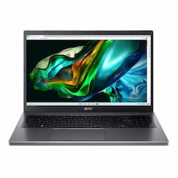 Acer NX.K9TSI.005 Aspire 5 A515-57G Intel Core i5 12th Gen, 15.6 inch FHD IPS Display, 8GB, 512GB, Windows 11, MS Office 2021 - Steel Gray