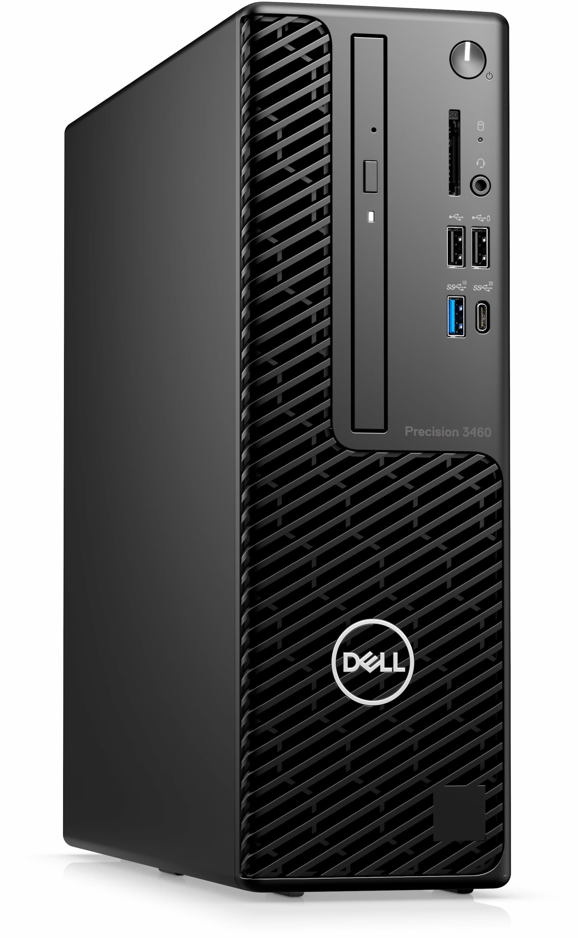 Dell INDSFF3460N3-2 Precision 3460 Small Form Factor, 13 Gen Intel  i7-12700, 8GB RAM, 512 SSD, Ubuntu - Black