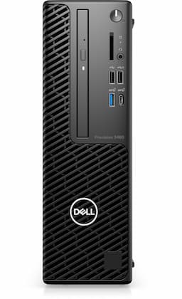 Dell INDSFF3460N3-3 Precision 3460 Small Form Factor, 13 Gen Intel  i5-12500, 8GB RAM, 512 SSD, Ubuntu - Black