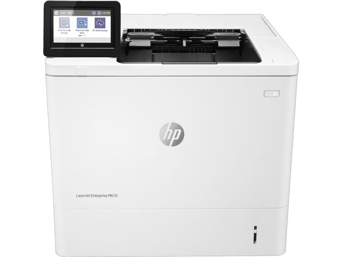 HP 7PS82A LaserJet Enterprise M610dn Printer, Print only, 4.3 Inch Color Graphics Display