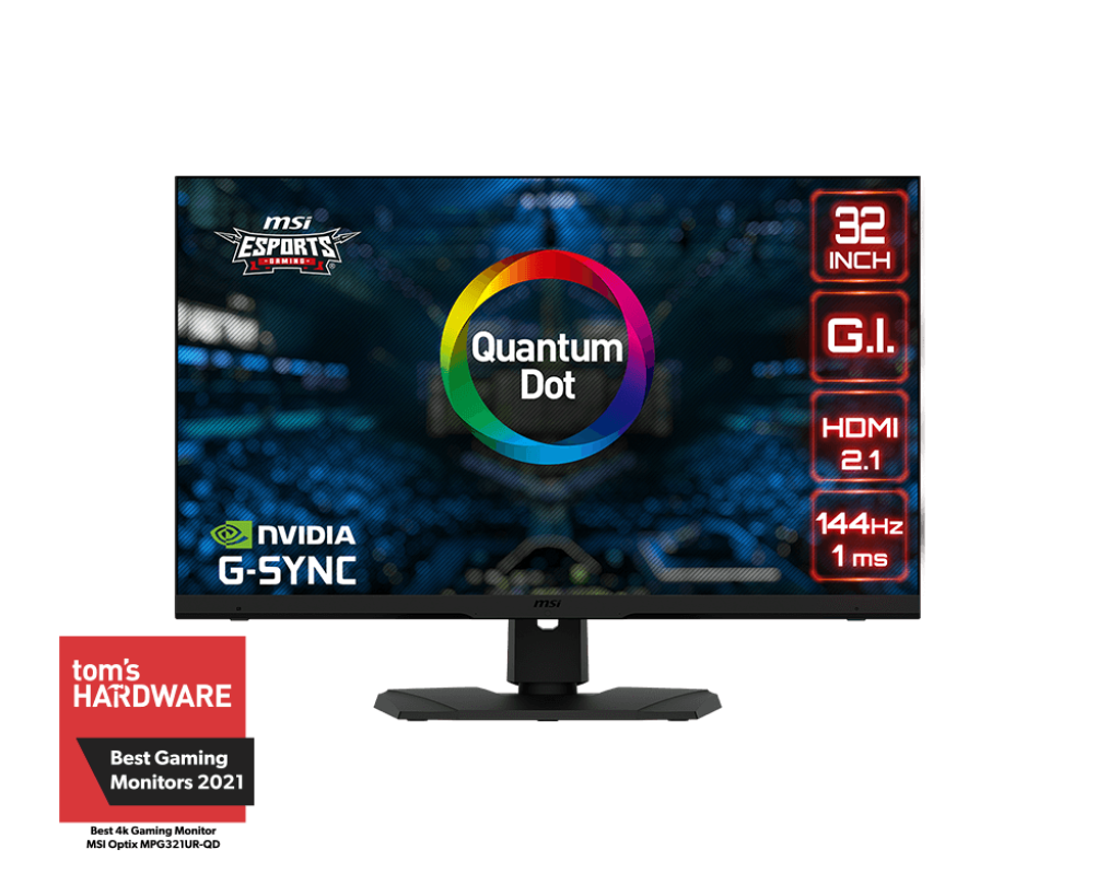 MSI Optix MPG321UR-QD, 32 Inch, 3840 x 2160 (UHD)  Monitor - Black