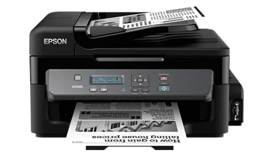 Epson C11CC83412 Eco Tank M200 Multifunction Inkjet Black and White Printer, 34 ppm