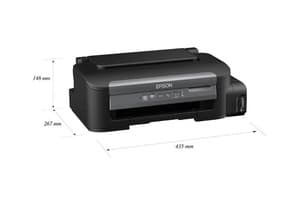 Epson C11CC85502 EcoTank M105 Wi-Fi Single Function Inkjet Black and White Printer, 34 ppm