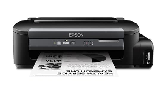Epson C11CC85502 EcoTank M105 Wi-Fi Single Function Inkjet Black and White Printer, 34 ppm