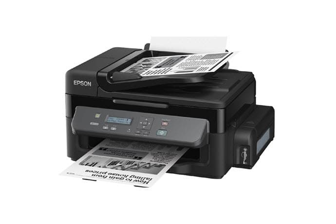 Epson C11CC83412 Eco Tank M200 Multifunction Inkjet Black and White Printer, 34 ppm