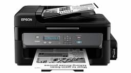 Epson C11CC83412 Eco Tank M200 Multifunction Inkjet Black and White Printer, 34 ppm