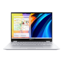 Asus TN3402QA-LZ540WS Vivobook S 14 Flip AMD Ryzen 5 5600H, 16GB (8*2) DDR4, 512GB PCIe 3.0 SSD, 14.0-inch, WUXGA (1920 x 1200), Cool Silver