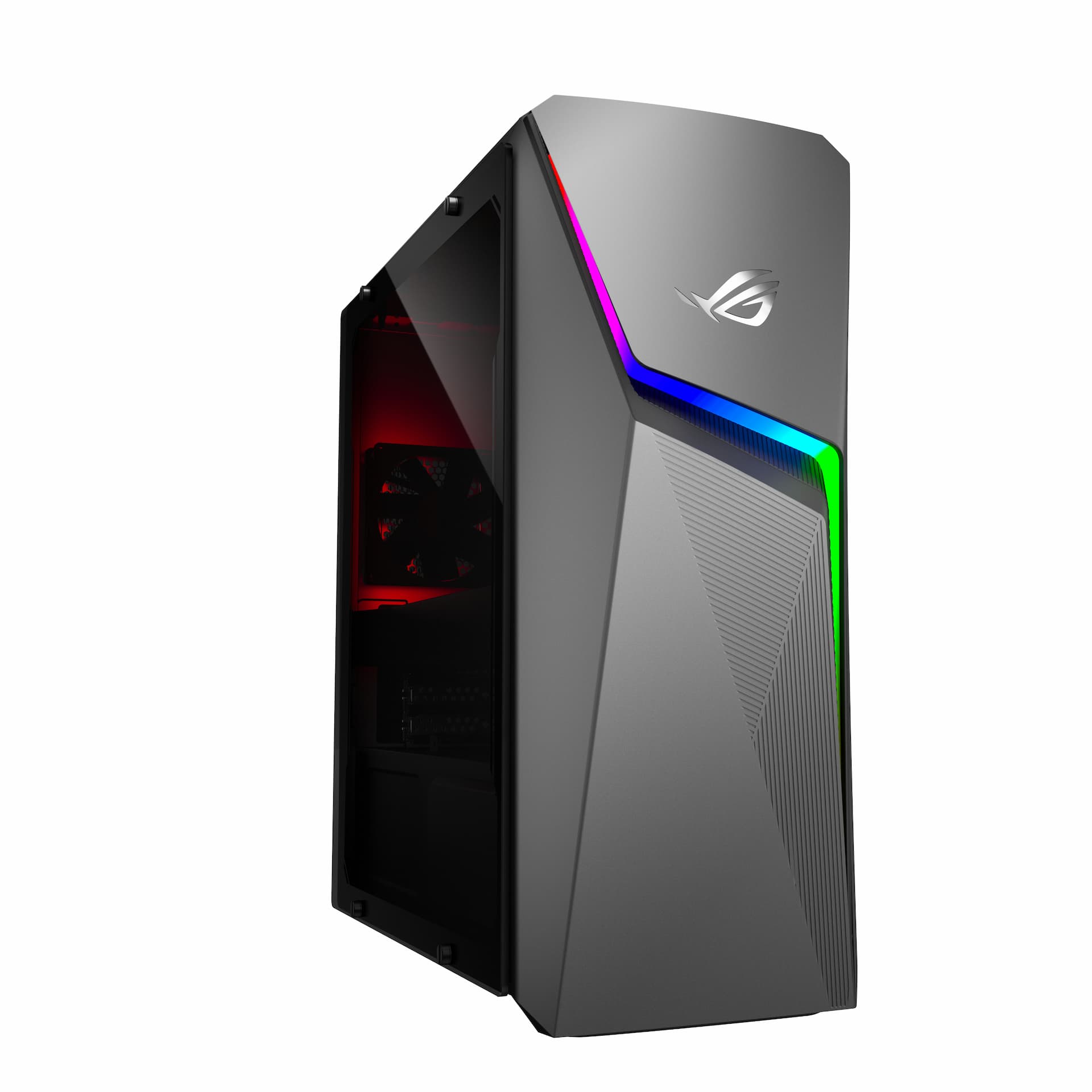 ASUS G10CE-51040F033W ROG Strix Gaming Desktop, 6 Cores Intel Core i5-10400F 10th Gen, 8GB RAM, 1TB HDD + 256GB SSD, 4GB NVIDIA GeForce GTX 1650 Graphics, 8 Kg, Windows 11 Home - Grey
