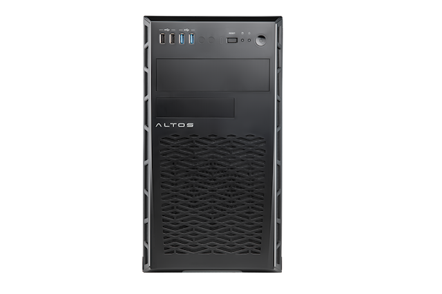 Altos T10 F6 Server, Intel Xeon-2324G, Intel C252 Chipset , 16GB DDR4 RAM, 512 GB M.2 NVME + 2 TB SATA Storage, Keyboard , Mouse, Dos, 3 Years warranty