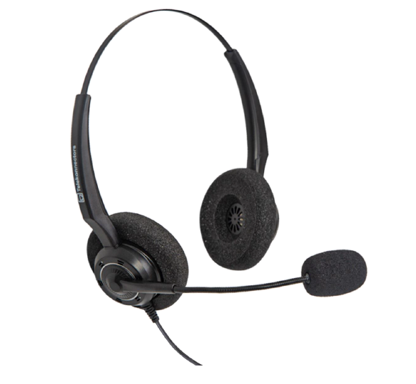 TeleKonnectors 6913 FS V2 integrated headset with USB A type adaptor