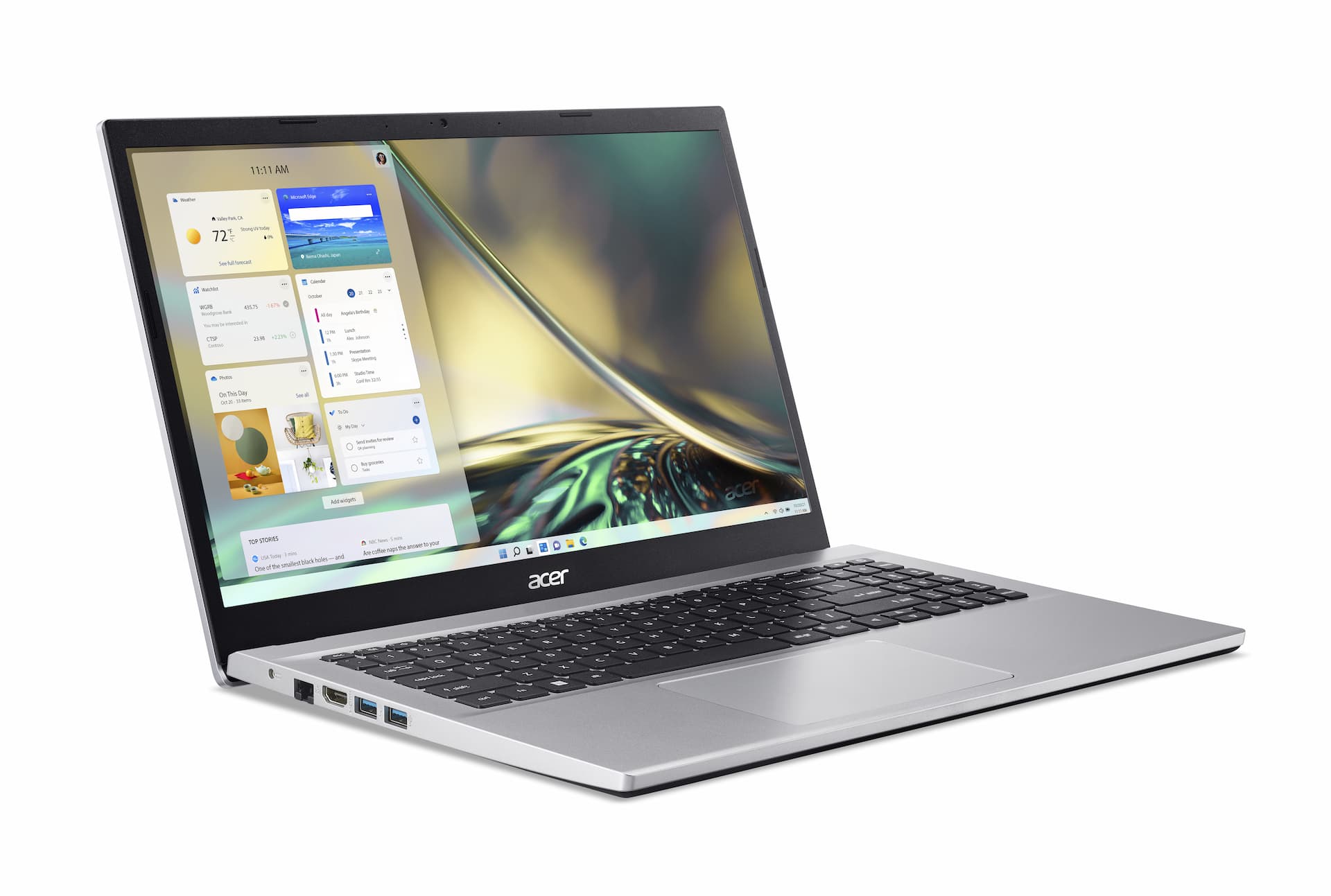 Acer Aspire 3 A315-510P (NX.KDHSI.001) Silver Laptop, Intel Core i3 N305, 8 GB RAM, 512 GB SSD, 39.6 cm (15.6") Full HD, Intel UHD Graphics, 1.7 KG, Windows 11 Home