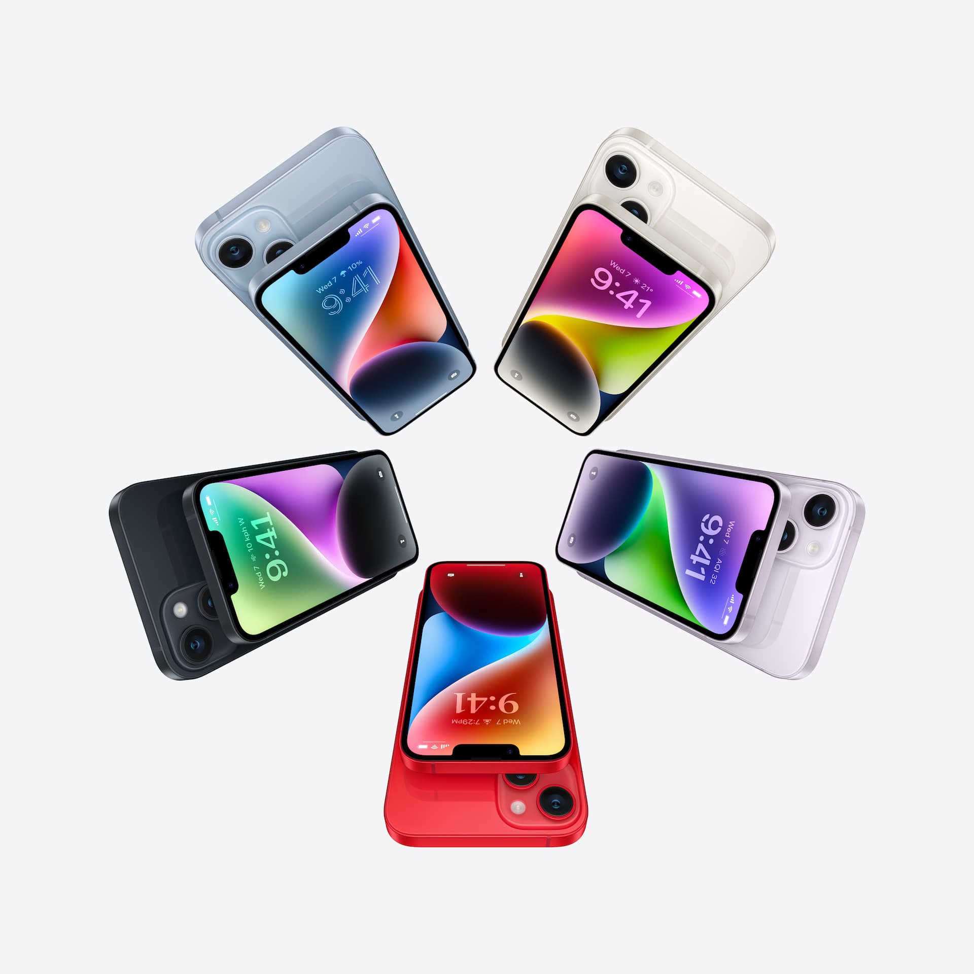 Apple iPhone 14 (MPX33HN/A) with 512 GB, iOS 16, A15 Bionic chip, 6 Core CPU with 2 performance, 6.1 inch OLED display, Starlight
