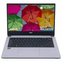 Acer One 14 UN.431SI.208, Rose Gold Business Laptop, AMD Ryzen 3 3250 U Processor, 8GB RAM, 256 GB SSD, 35.56 cm (14.0") HD Display, AMD Radeon Graphics Windows 11 Home MS Office Home and Student