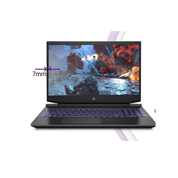 HP (183L9PA#ACJ) Pavilion Gaming 15.6 inches FHD Gaming Laptop (AMD Ryzen 5-4600H 8GB 1TB HDD Windows 10 Home NVIDIA GTX 1650 4GB Shadow Black), 15-ec1021AX, 1.98kg