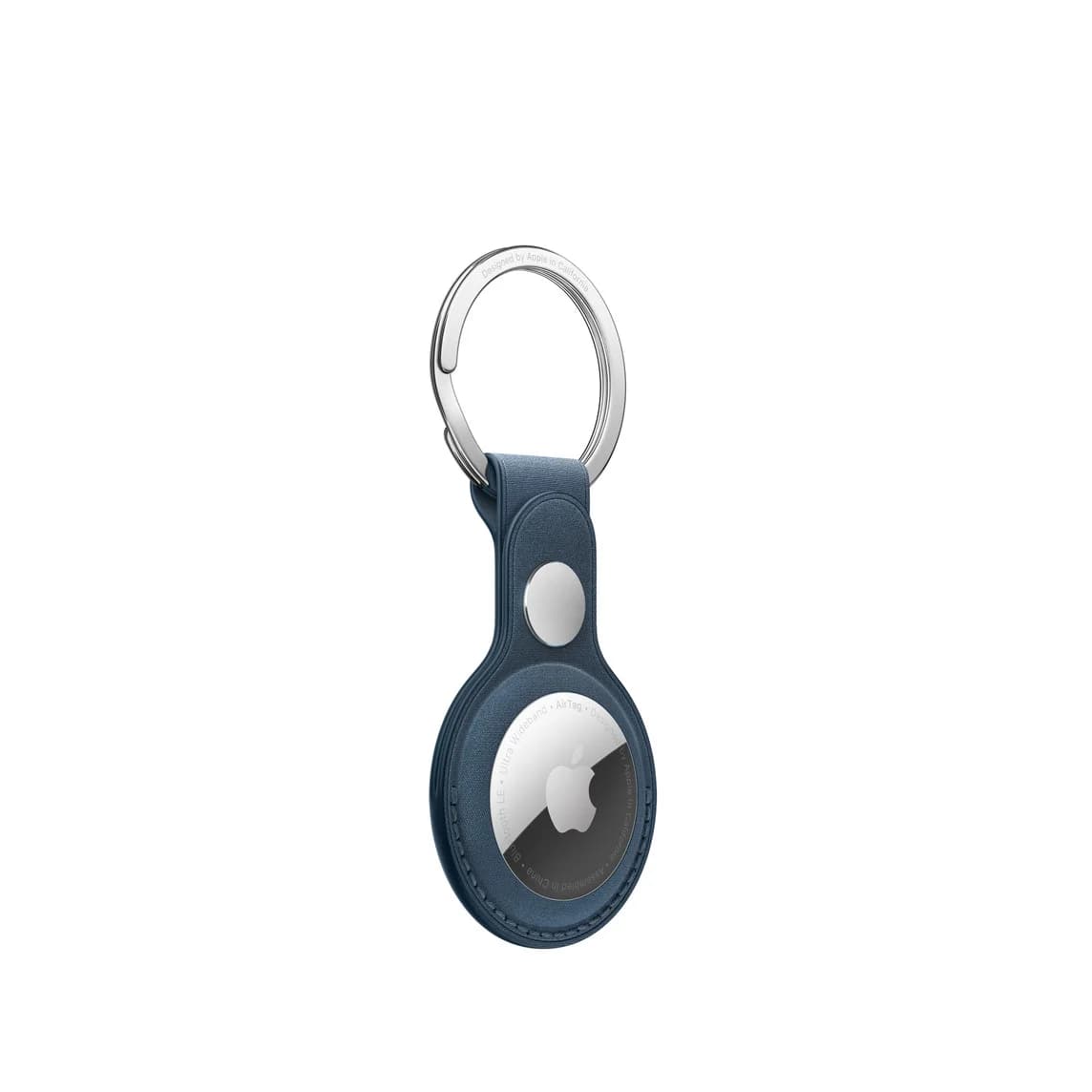 Apple MT2K3ZM/A AirTag FineWoven Key Ring - Pacific Blue