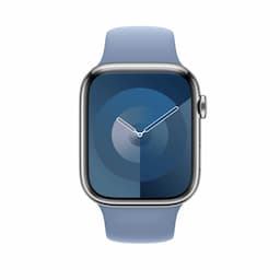 Apple 45mm Winter Blue Sport Band - Small/Medium, Strap for Smart watch