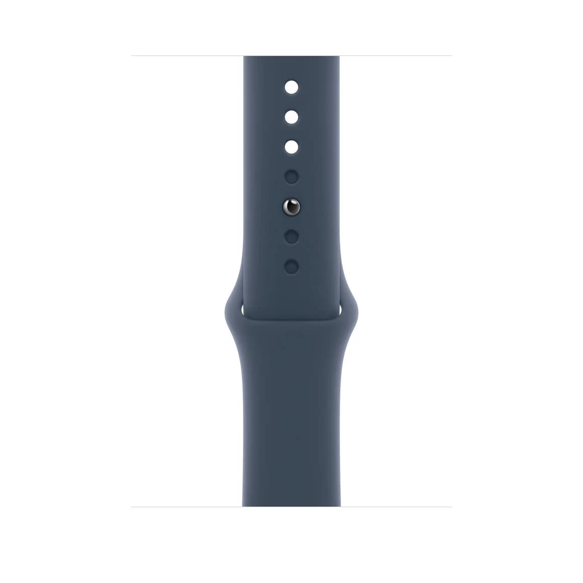 Apple 45mm Storm Blue Sport Band - Medium/Large, Strap for Smart watch