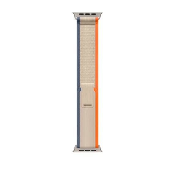 Apple 49mm Orange/Beige Trail Loop Watch Band Strap - S/M