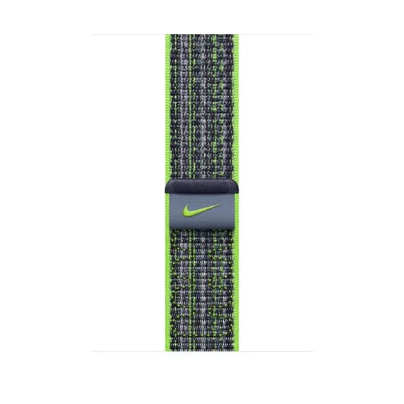 Apple 45mm Bright Green/Blue Nike Sport Loop Watch Band Strap