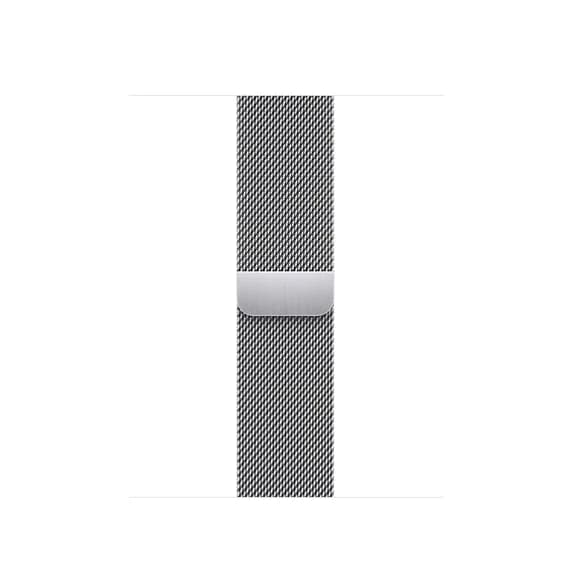 Apple 41mm Silver Milanese Loop Watch Band Strap