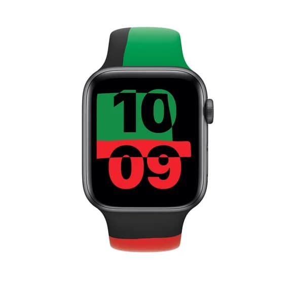 Apple Watch MUQ83ZM/A 44mm Black Unity Sport Band - M/L