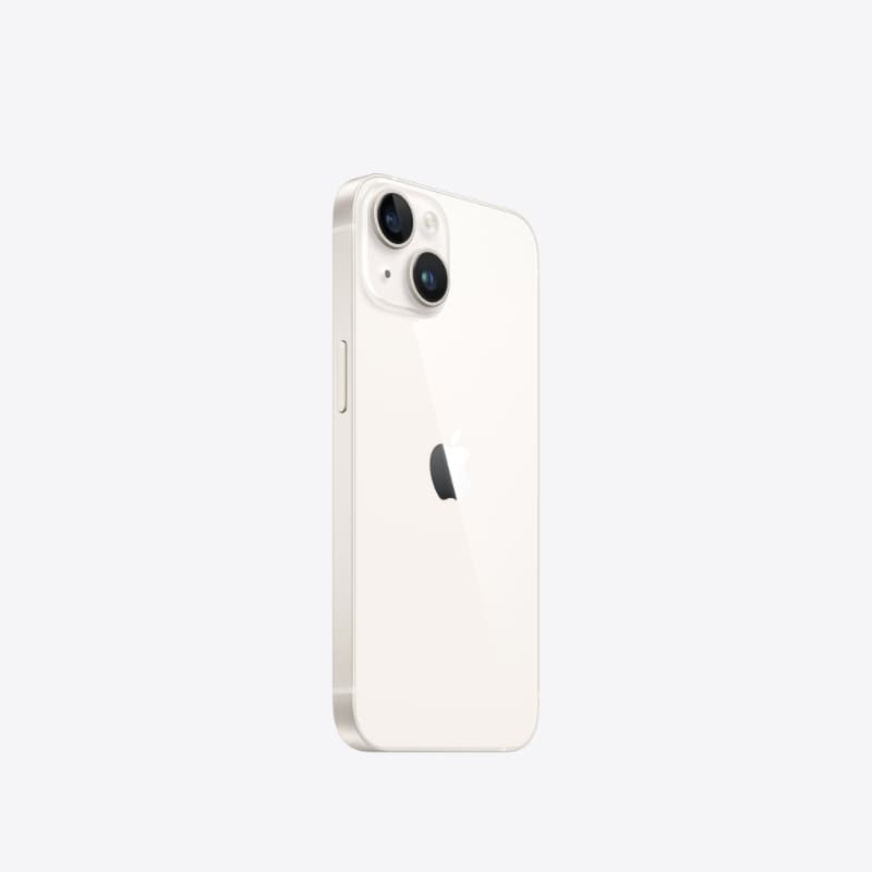 Apple iPhone 14 (MPUR3HN/A) with 128GB, iOS 16, A15 Bionic Chip, 6core CPU with 2 Performance, 6.1 inch OLED Display, Starlight